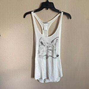 Talula (Aritzia) Fox Racerback Tank L